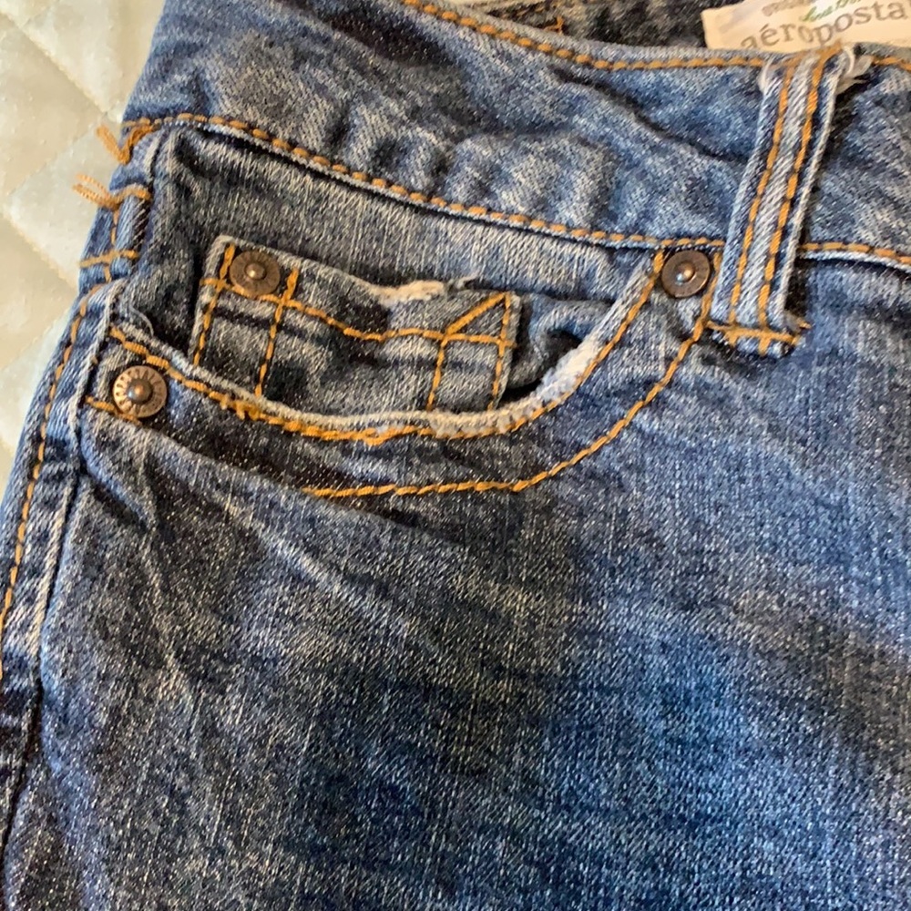 Aeropostale Bayla Skinny Women’s Blue Denim Jeans - Picture 4 of 11